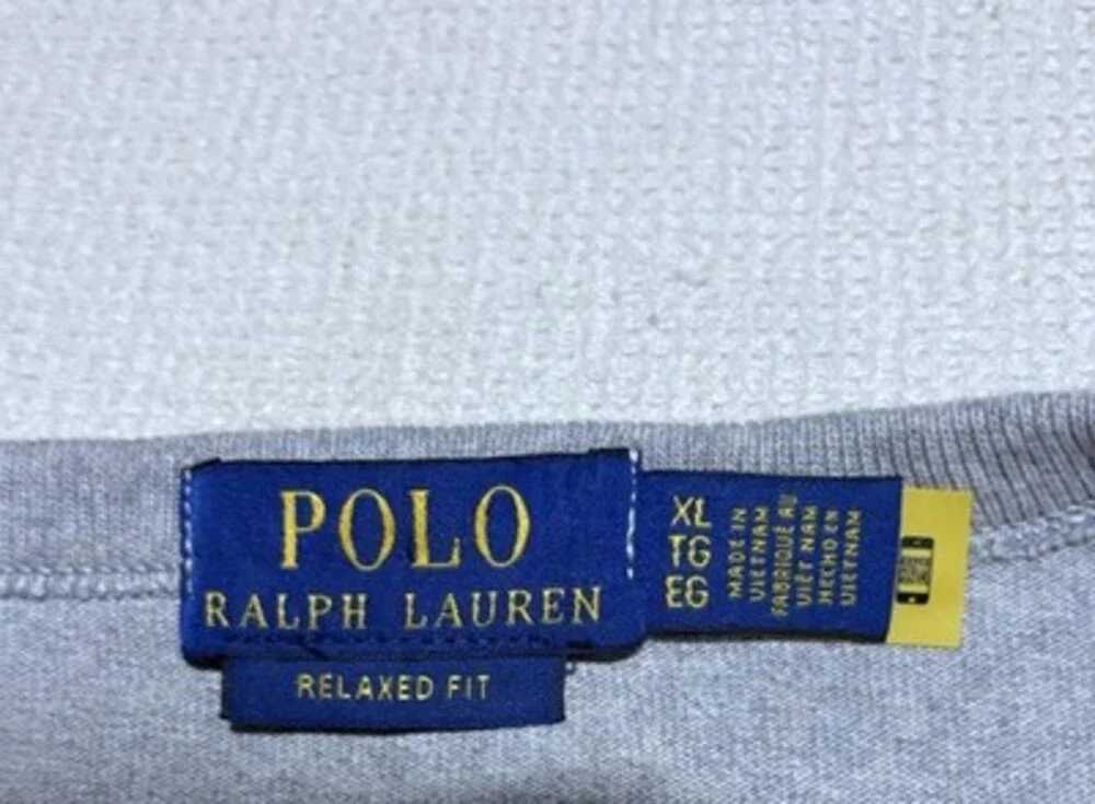 Polo Ralph Lauren Relaxed Fit Gray Logo T-Shirt Men's XL Embroidered Tee